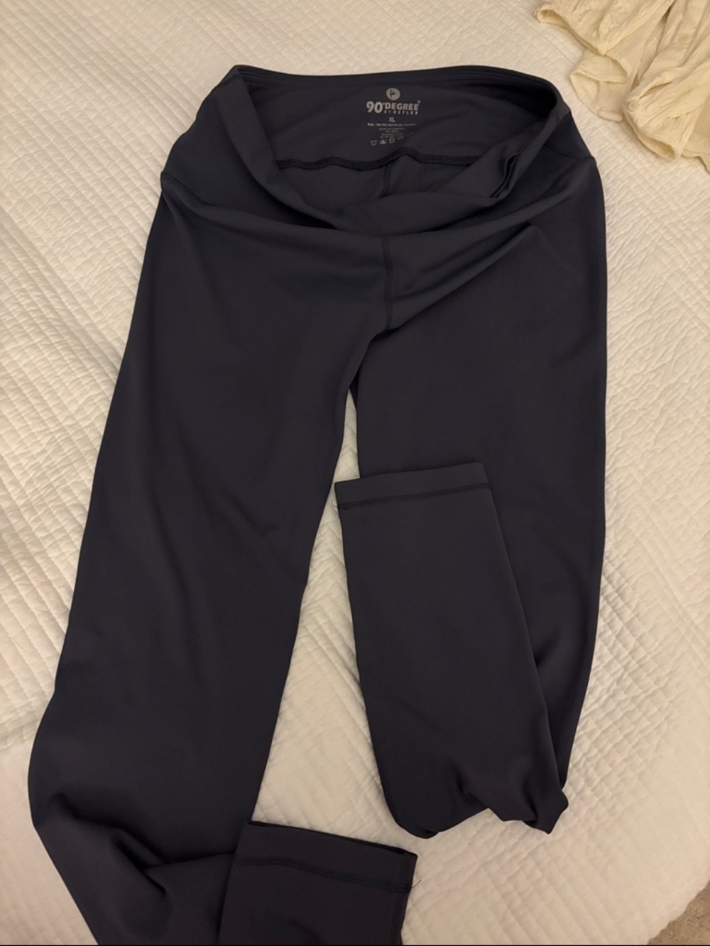 90 Degree By Reflex Women's Bluegrey.  High-Rise Workout Leggings